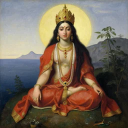 sai baba by arnold bocklin