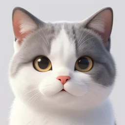 character concept art of a young male anthropomorphic furry cat | | cute - fine - face, white and grey cat, fluffy, pretty face, key visual, realistic shaded perfect face, 3 d pixar animation, anime, fine details by stanley artgerm lau, wlop, rossdraws, james jean, andrei riabovitchev, marc simonetti, and sakimichan, trending on artstation