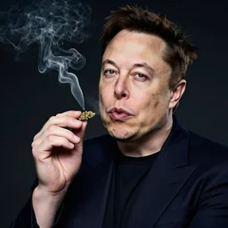 Elon Musk smoking weed