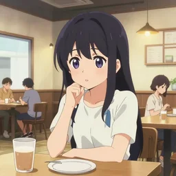 an anime cafe