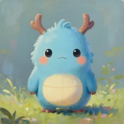 painting of the cutest fantastical creature of all time