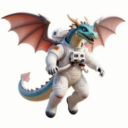 a dragon as astronaut