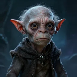 epic professional digital airbrushed portrait art of an emo Gollum , scary portrait, lord of the rings, sci-fiart, fantasy art, best on artstation, cgsociety, wlop, Behance, pixiv, cosmic, epic, stunning, gorgeous,, masterpiece by Dorian Cleavanger and Stanley Lau