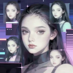 weird art piece, digital painting, vaporwave, haphazardly layered scenes, ai assisted digital painting, superintelligent shade of pink ; intricate patterns
