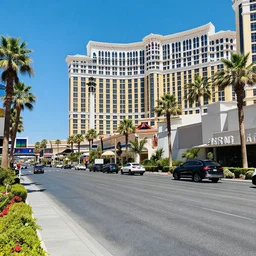 2 0 0 0 s photo of a street on las vegas strip