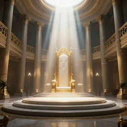 a contemporary grand throne room, unreal engine, god rays, ue5, concept art, wide angle, 4k hd wallpaper