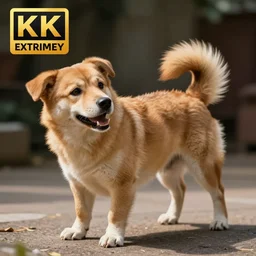 funny adorable dog tries to bite its own tail. realistic, refined, detailed, cinematic lighting, unreal engine, 8 k, hd extremely detailed. 4 k. award winning. ultra realistic photo. - w 7 6 8 - h 7 6 8 - n 6 - i