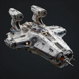 photoreal highly detailed cinematic syd mead scifi render of 3 d sculpt of post apocalyptic spaceship, sparth, scott robertson, guardians of the galaxy, star wars, maschinen krieger, raphael lecoste