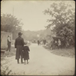 photograph from the 1700s, faded
