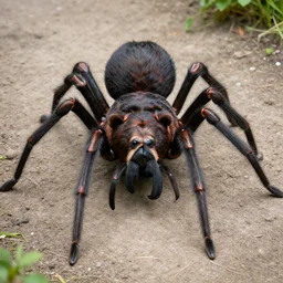 photograph of a giant spider bear, 4 k, nikon d 8 5 0
