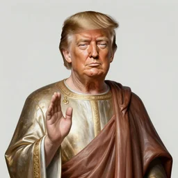 trump as a byzantine saint