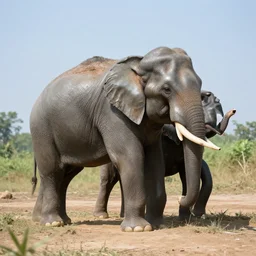 tank as metal elephant