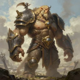 a fantasy giant, by justin gerard and greg rutkowski, digital art, realistic painting, fantasy, dnd, character design, very detailed, trending on artstation