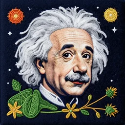 einstein smocking weed in space