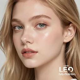 Woman, beautiful closeup of a woman with blonde hair, soft clear skin, shiny skin, digital art, 8k quality, Leo Avero and Eva Balloon, award-winning art