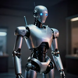 you're wondering who i am ( secret secret i've got a secret ),, cybertronic robot, cinematic, volumetric lighting, f 8 apeture, eastman 5 3 8 4 film,