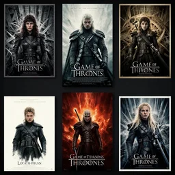 game of thrones the poster collection, a poster by irene and laurette patten, reddit contest winner, happening, poster art, movie poster, uhd image