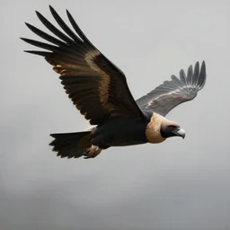 a beautiful painting of a condor flying in the sky, matte painting, fantasy art