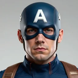 a highly detailed closeup portrait of captain america marvel, james gurney, james jean
