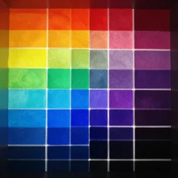 red orange yellow green blue purple cyan violet white black color gray dark light cold hot bright dark