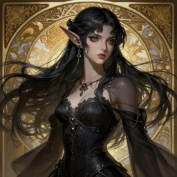 beautiful dark elf girl portrait, anime!!, fantasy, ultra detailed, elegant, intricate, dynamic lighting, hyperrealism, digital art, digital painting, artstation, wlop, sharp focus, illustration, art by artgerm and greg rutkowski and alphonse mucha, 8 k