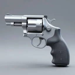 a 3 d printed, futuristic revolver that takes glock mags. 4 k, shot on an iphone 1 2.