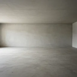 A realistic photo of a liminal empty space