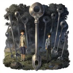 makoto shinkai concept art of the spork polyp dimension, key visual, ambient lighting, highly detailed, digital painting, artstation, concept art, sharp focus, by makoto shinkai and akihiko yoshida and hidari and wlop and greg rutkowski
