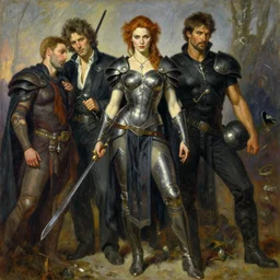 mystic warrior, attractive female, character design, painting by steve ellis, alex grey, greg rutkowski, carl larsson, tom of finland