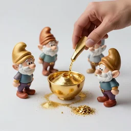gargamels alchemy recipe for making gold using smurfs