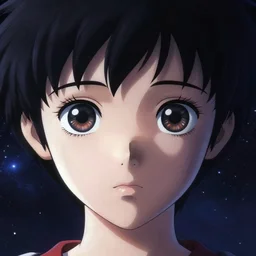 a fantastic cosmic entity with big and cute eyes | | very anime, fine - face, realistic shaded perfect face, fine details. anime. realistic shaded lighting poster by ilya kuvshinov katsuhiro otomo ghost - in - the - shell, magali villeneuve, artgerm, jeremy lipkin and michael garmash, rob rey and kentaro miura style, trending on art station