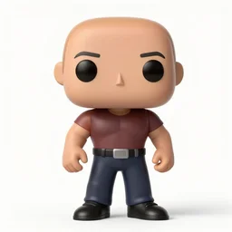 full body 3d render of Dwayne Johnson as a funko pop, studio lighting, white background, blender, trending on artstation, 8k, highly detailed