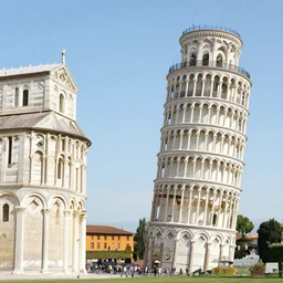 city landscape of the leaning towers of pisa, leaning towers of pisa, leaning towers of pisa, digital art unreal engine 4 k 8 k ultrahd