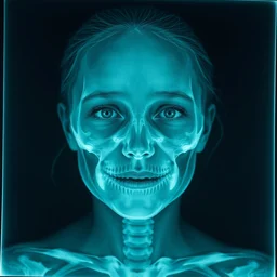 medical x - ray of a pretty girl