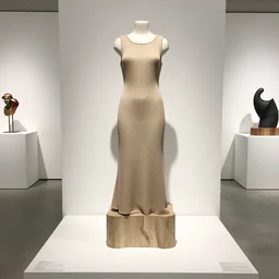 tara donovan style object in exposition showroom