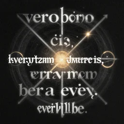 everything there is, ever has been & ever will be, visualised in symbolism.