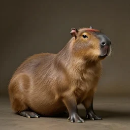 an emperor capybara by jacques-louis david, neoclassical, high quality, detailed, 4k