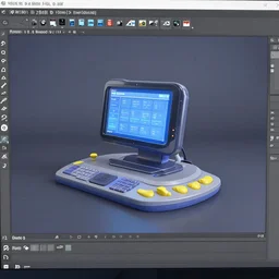 screenshot of blender 3d software