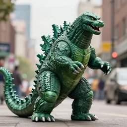 madison wisconsin capital being attacked by huge green godzilla ( 1 9 8 9 ) eos 5 ds r, iso 1 0 0, f / 8, 1 / 1 2 5, 8 4 mm, postprocessed, bokeh )