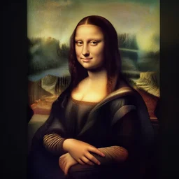 goth woman by leonardo da vinci