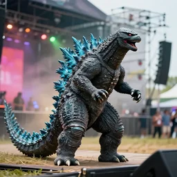 Godzilla performing at Woodstock, Leica 20mm, 4K