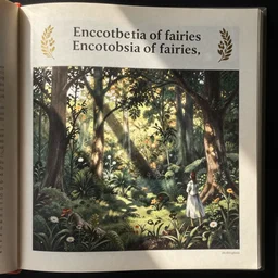 a page from Encyclopedia of fairies,