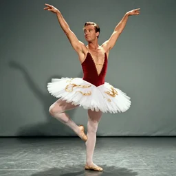 clark gable wearing a tutu by degas