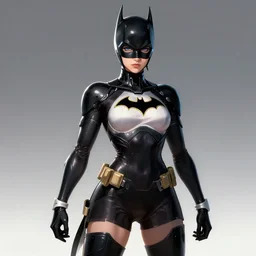 batgirl as 2B nier automata, full body portrait, concept art, trending in artstation, artstationHD, artstationHQ, highly detailed, 4k