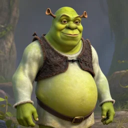 shrek pregnant, masterpiece, highly detailed, high quality, 4 k, anatomically correct, hyperrealistic, concept art, octane render, unreal engine 5, trending on artstation, trending on deviantart, matte, historical painting, fantasy style, path traced, high coherence, soft lighting, digital painting, mythical