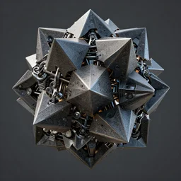 a fractal mandelbulb structure by alex gray, concept art, sharp angles, robot, octane render, 8 k, unreal engine