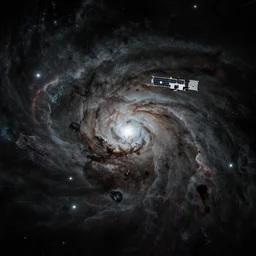 hubble space telescope photograph of dark nebula