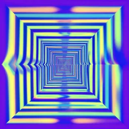 optical illusion in weird colors