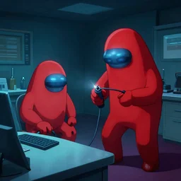 the red imposter from among us killed saul goodman in electrical. it was a cold, dark night and the red imposter was feeling murderous. they snuck up on saul goodman while he was working in his lab and electrocuted him with a high voltage device. saul goodman never stood a chance.