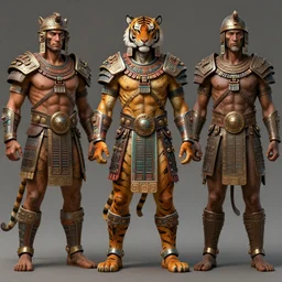 were tiger warrior, wearing tribal armor concept, mayan armor, aztec armor, full body concept, beksinski, weta workshop the hobbit concept art, ruan jia, edward hooper, jan van eyck - n 9